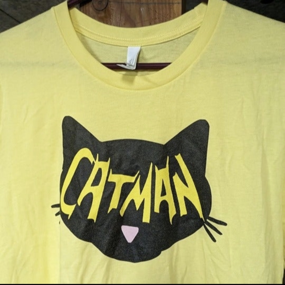 Catman T-Shirt (Designed by Me!) on Bella Canvas Shirt - Men's Medium - Picture 5 of 6